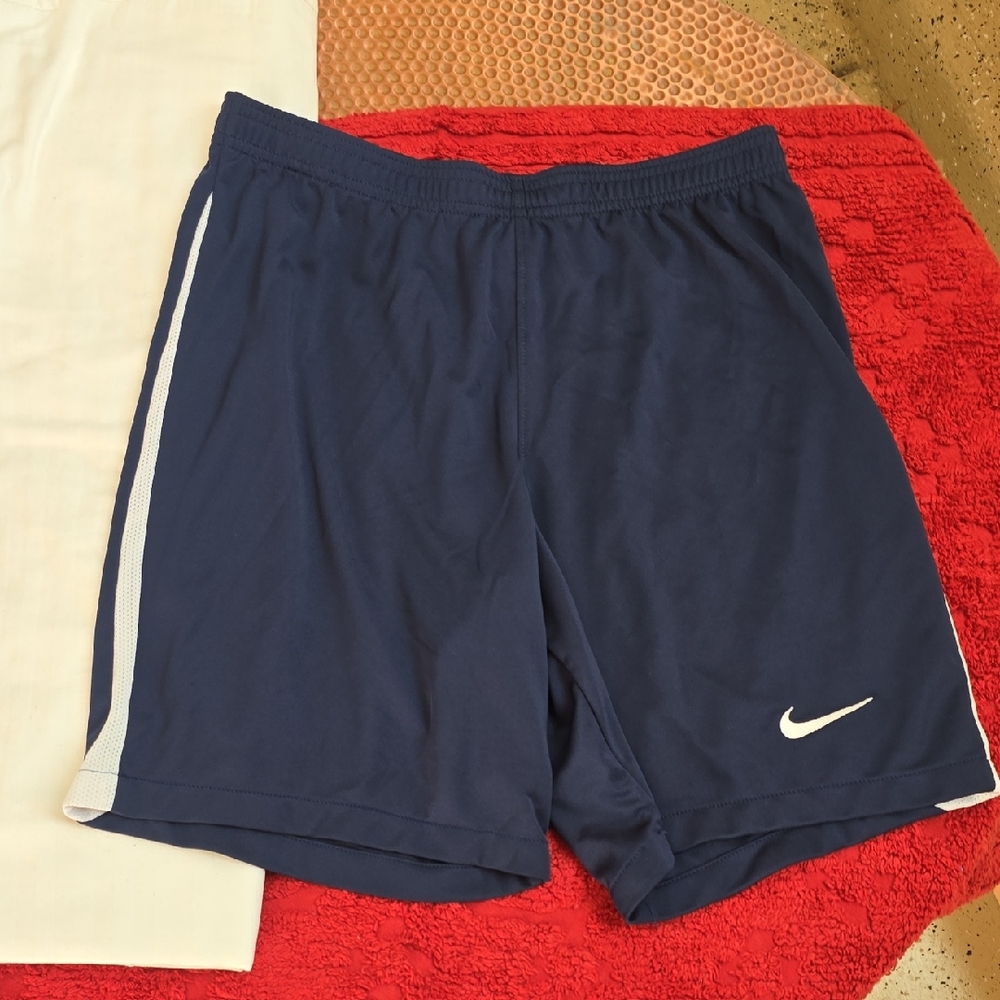 Nike Men's Dark Blue Athletic Shorts